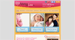 Desktop Screenshot of adoptionswithlove.org